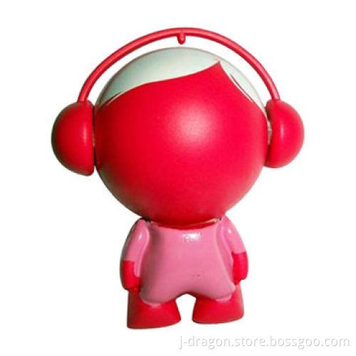 3-D Music Girl USB Flash Drive with 1 to 32GB Storage, Data Pre-loading and CE/RoHS Approvals